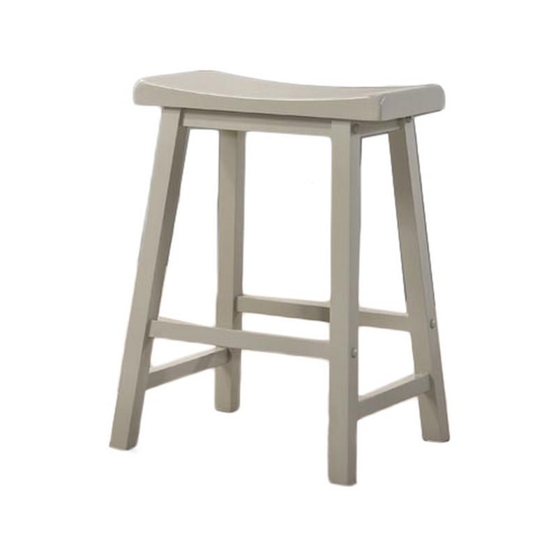 Benjara 3 Piece Dining Table Kitchen Island with Storage- Counter Stools- Gray