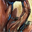 Benjara Rin 30 x 39 Hand Painted African Woman-Resin Coated-Rich Browns-Yellows