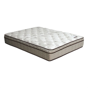 Benjara Yuk 13&quot Euro Top Twin Size Mattress- Dense Foam- Orthopedic Innerspring