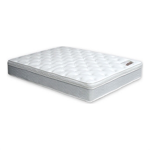 Benjara Fima 11&quot Queen Pillow Top Mattress- Medium Firmness Hi Density Foam