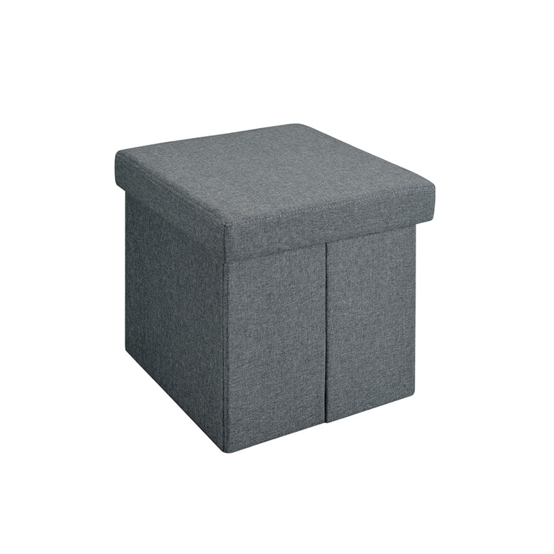 Benjara Veny 5 Piece Coffee Table Set- 4 Storage Nesting Ottoman- Brown- Black