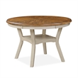 Benjara Beas 5 Piece Dining Table & Chair Set- Brown- Beige Wood- Fabric Seating