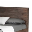 Benjara Cabi King Platform Bed- Solid Oil Rubbed Aged Oak- Rustic Brown Finish