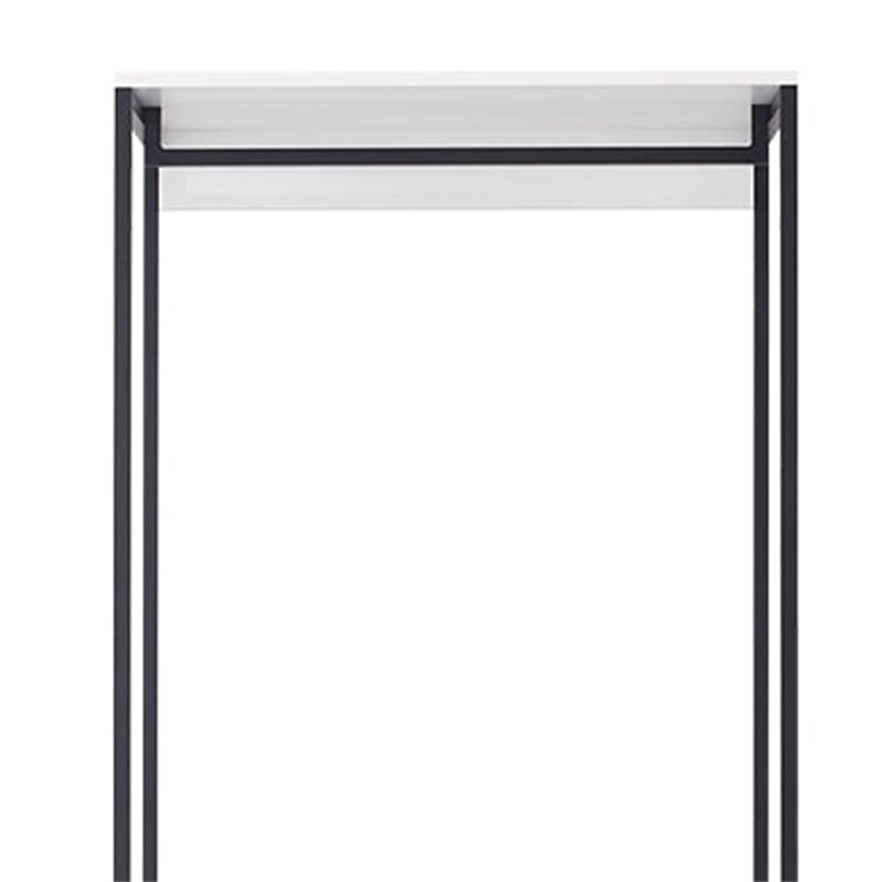 Benjara Cox Modular Closet System w/ 1 Storage Drawer - Black Metal Frame