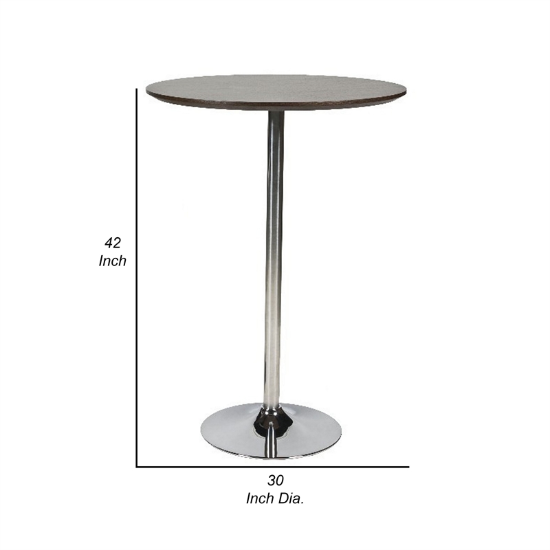 Benjara Dexo Bar Height Table- 30