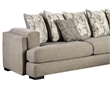 Benjara Sectional Sofa- 4 Accent Pillows- 145