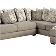 Benjara Sectional Sofa- 4 Accent Pillows- 145
