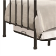 Benjara Well designed Twin Metal Daybed- Bronze