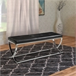 Benjara Stylishly Compelling Bench- Black