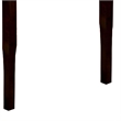 Benjara Woodside II Transitional Style Counter Height Table- Espresso Finish