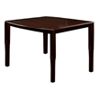Benjara Woodside II Transitional Style Counter Height Table- Espresso Finish