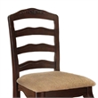 Benjara Townsville Cottage Side Chair- Dark Walnut Finish (Set of 2)