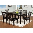 Benjara Springhill Enticing 7 Piece Dining Table Set- Espresso