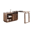 Benjara Fior L Shaped Writing Desk- 56
