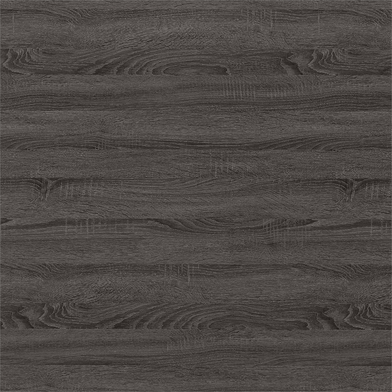 Benjara Spacious Semi Backless Wooden Bookcase- Gray