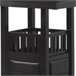 Benjara Transitional Style Counter Height Table- Espresso Brown