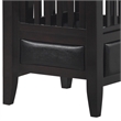 Benjara Transitional Style Counter Height Table- Espresso Brown