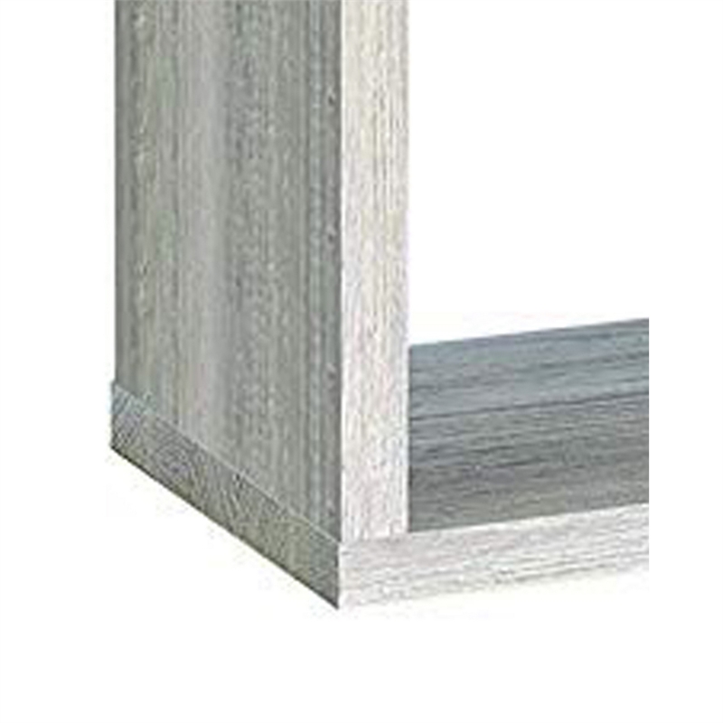 Benjara Modish Wooden Bookcase With Multiple Shelves- Gray