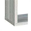 Benjara Modish Wooden Bookcase With Multiple Shelves- Gray