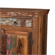 Benjara Well Made Wooden Accent Cabinet- Brown
