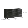 Benjara Wooden Server- Black