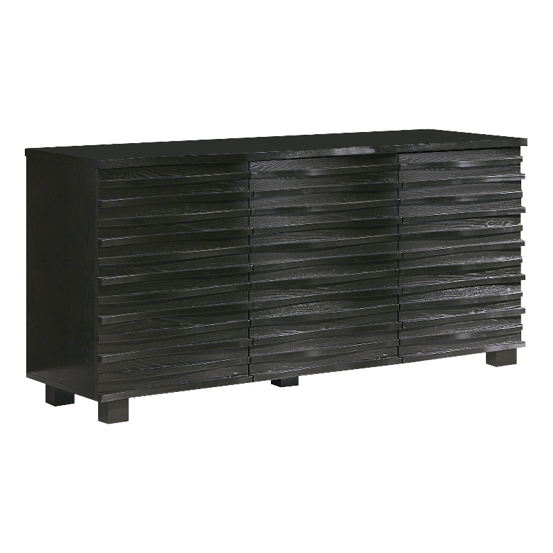 Benjara Wooden Server- Black