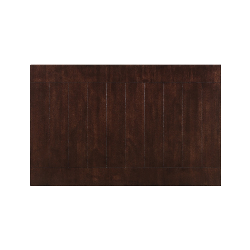 Benjara Rectangular Semi Formal Wooden Dining Table- Cappuccino Brown