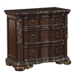 Benjara Rise 4 PC Queen Bedroom Set- Arched Wing Design/Brown