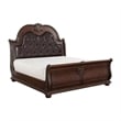 Benjara Caitlin 4 Pc Queen Bedroom Set- Brown