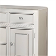 Benjara Full of Elegance Wooden Server- Silver