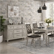Benjara Full of Elegance Wooden Server- Silver