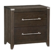 Benjara Bellamy 4 Pc Queen Size Bedroom Set- Silver/Ash Veneer/Dark Brown