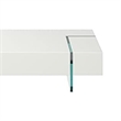 Benjara Wami Coffee Table- Tempered Glass- 53