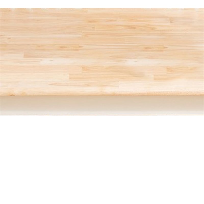 Benjara 6 Piece Farmhouse Wooden Dining Set- White and Brown