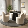 Benjara Olivia Dining Table- Pedestal Base- 48