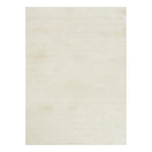 5 x 7 Area Rug-Non Slip Canvas Backing-Tie Dye Polyester-Off White