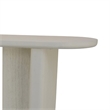 Console Table- White Wood- 63 Inch Rectangular Top with Minimalist Legs