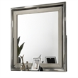 Levy Dresser Mirror- 40 Inch- Light Gray Wood Frame- Low Distortion