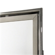 Levy Dresser Mirror- 40 Inch- Light Gray Wood Frame- Low Distortion