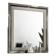Levy Dresser Mirror- 40 Inch- Light Gray Wood Frame- Low Distortion