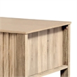 Hay Coffee Table- 47 Inch Rectangular Top- 2 Reeded Drawers- Beige