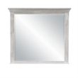 Vanity Dresser Mirror- Crown Moldings- Mist Gray- 42 Inch
