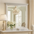Vanity Dresser Mirror- Crown Moldings- Mist Gray- 42 Inch