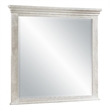 Vanity Dresser Mirror- Crown Moldings- Mist Gray- 42 Inch