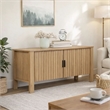 Hay TV Media Console- 47 Inch- 2 Doors w Adjustable Shelves- Beige