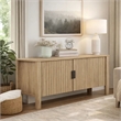 Hay TV Media Console- 47 Inch- 2 Doors w Adjustable Shelves- Beige