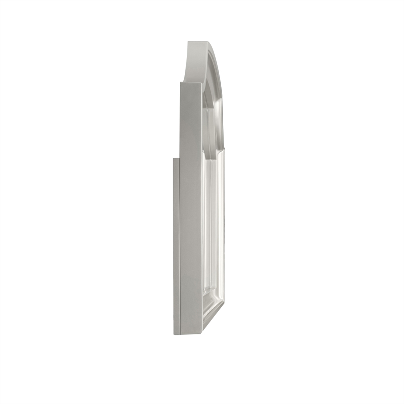 Felix Dresser Mirror- 30 Inch- Low Distortion Glass- Matte Silver Pine