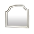 Felix Dresser Mirror- 30 Inch- Low Distortion Glass- Matte Silver Pine