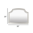 Felix Dresser Mirror- 30 Inch- Low Distortion Glass- Matte Silver Pine
