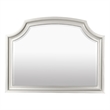 Felix Dresser Mirror- 30 Inch- Low Distortion Glass- Matte Silver Pine